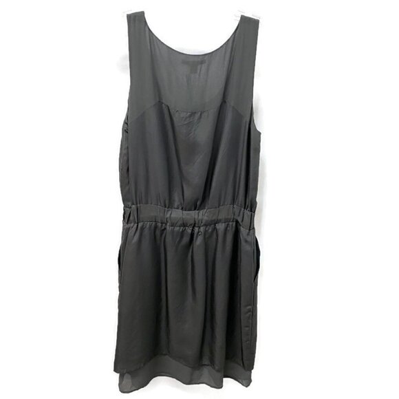 Banana Republic Gray Silk & Chiffon Tank Dress - Picture 2 of 2